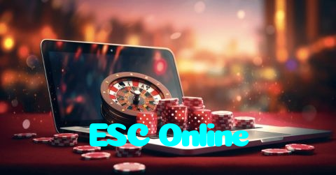 ESC Online casino presented on mobile device in Pakistan with slots and live games